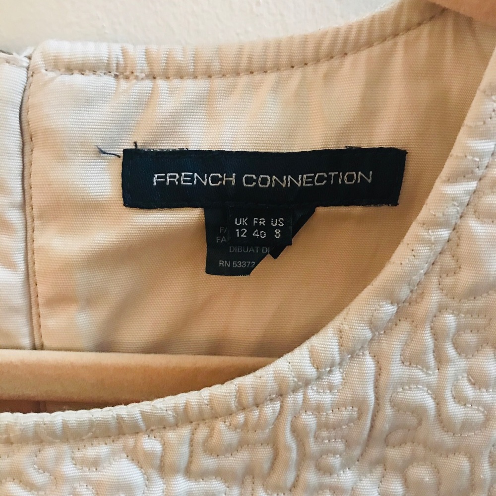 French Connection cream dress - Picture 4 of 8